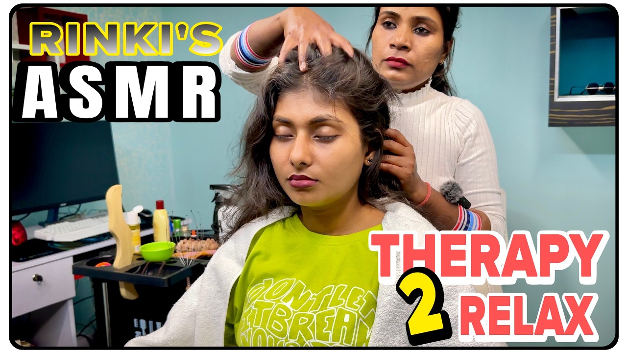 [ASMR] BEST & UNMATCHED HEAD NECK MASSAGE THERAPY FOR DEEP SLEEP & INSOMNIA RELIEF BY RINKI (iA)