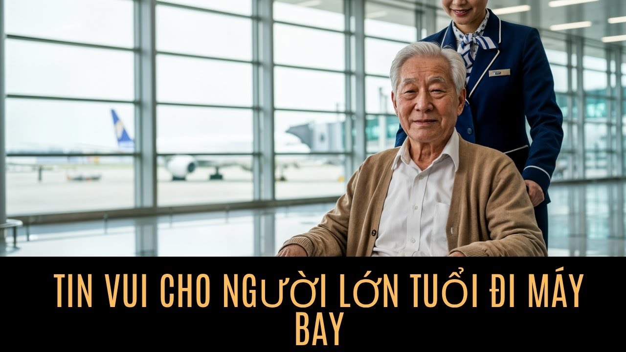 Tin vui cho người lớn tuổi đi máy bay | Hỗ trợ & ưu tiên 2026