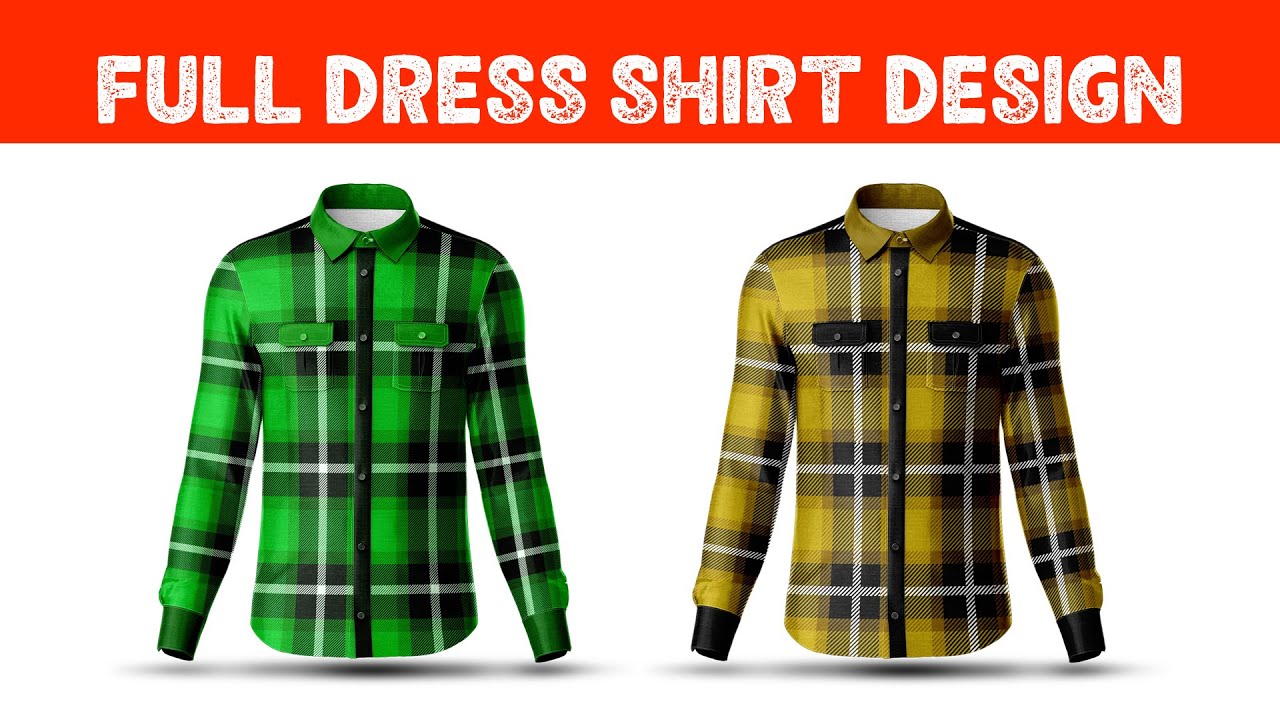 Illustrator Tutorial: Plaid Checkered Shirt Design | Awal Creative
