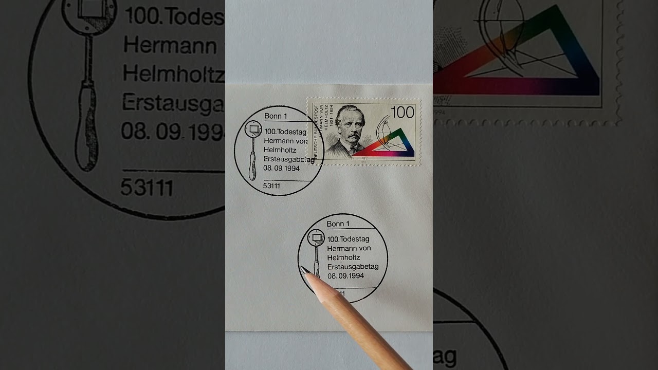 Herman von Helmholtz - Physik auf Briefmarken  