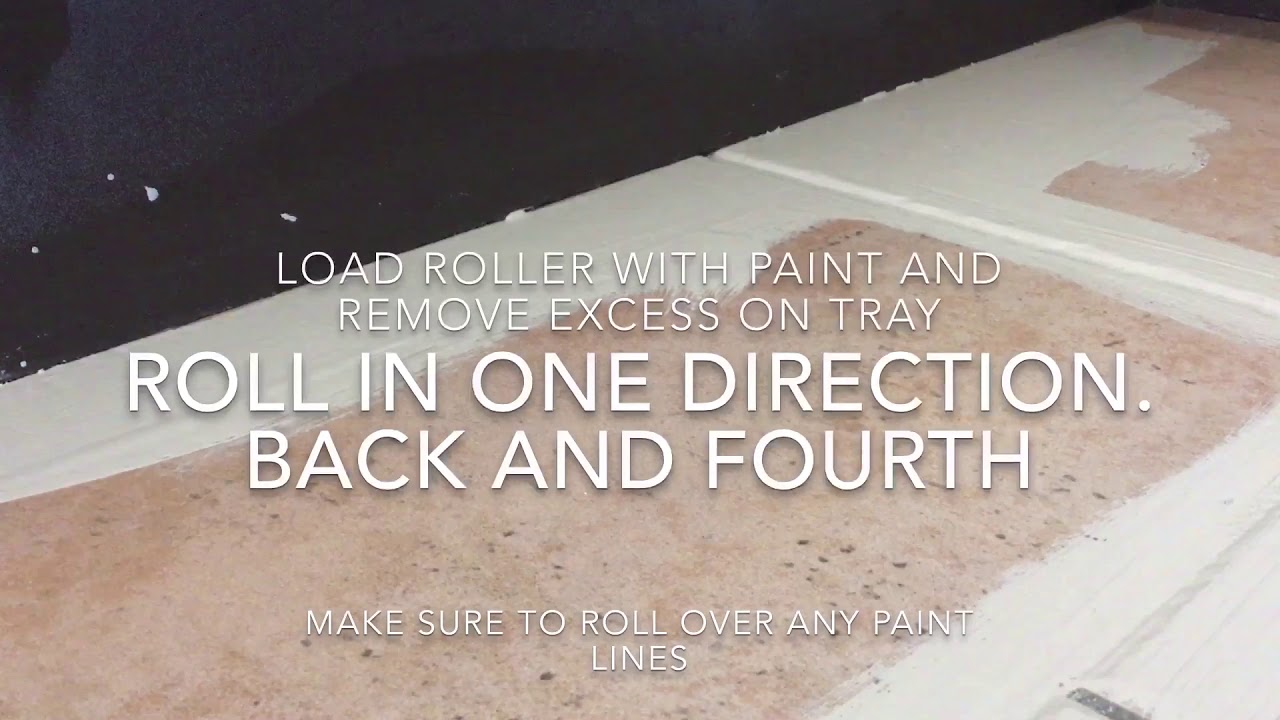 Renovation floor paint by Dulux