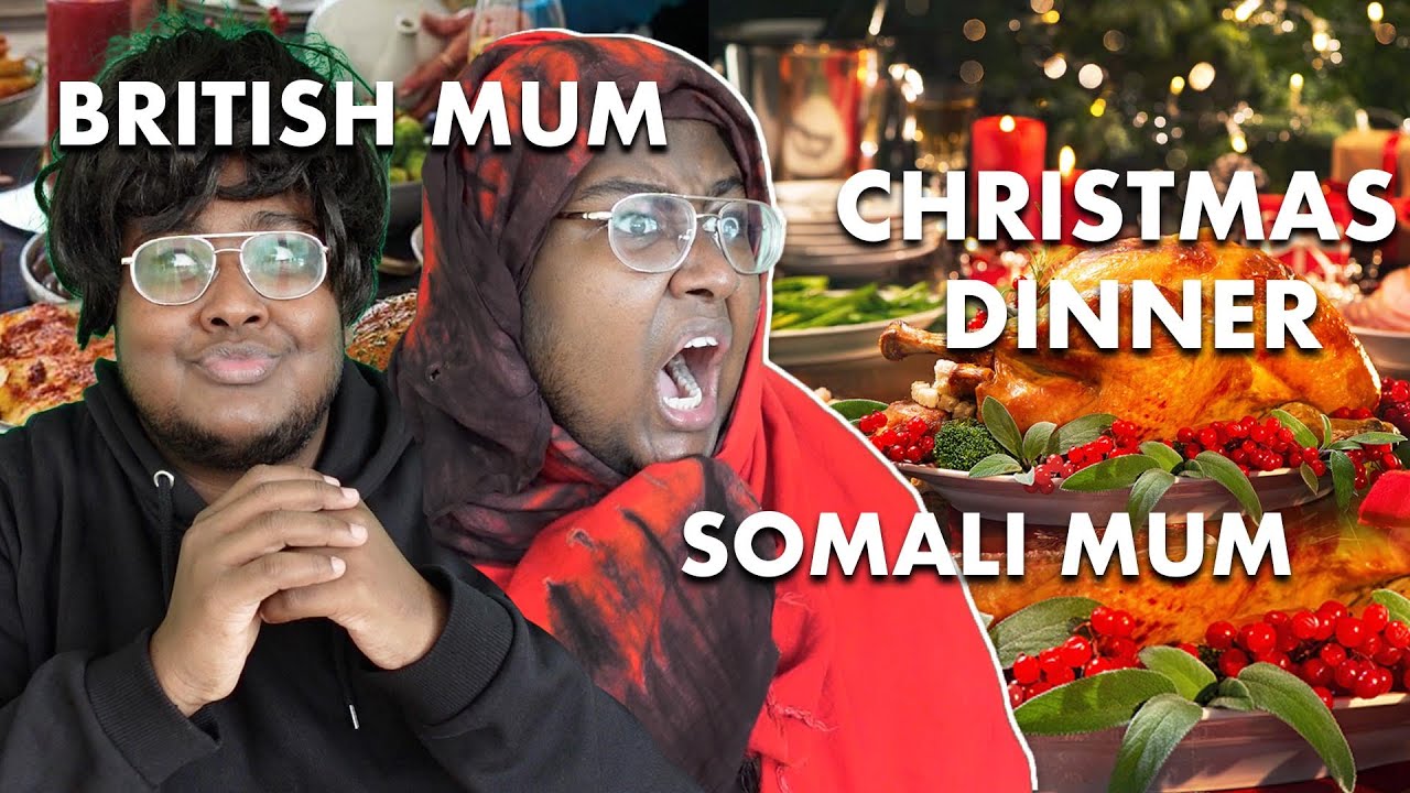 British Mum INVITES Somali Mum to Christmas Dinner | Comedy skit
