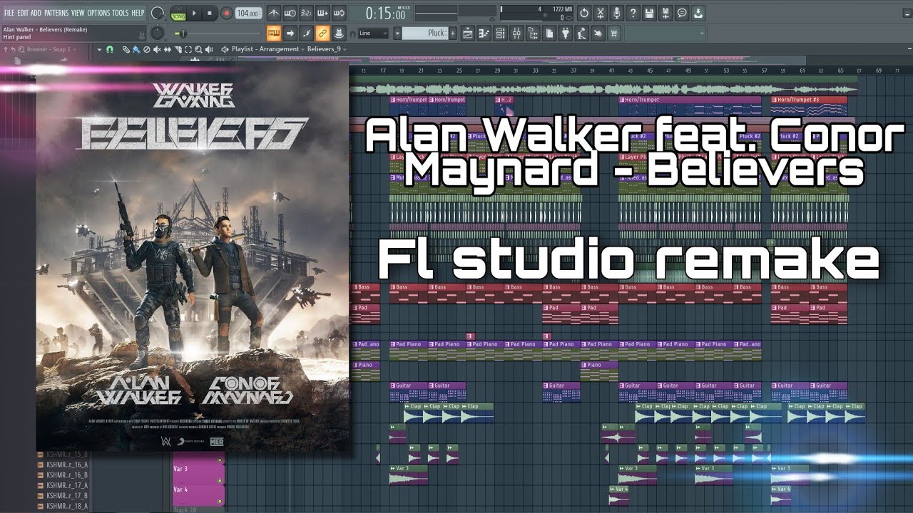 Alan Walker x Conor Maynard - Believers/  Sim April  FL Studio Remake /  Flp + Acapella