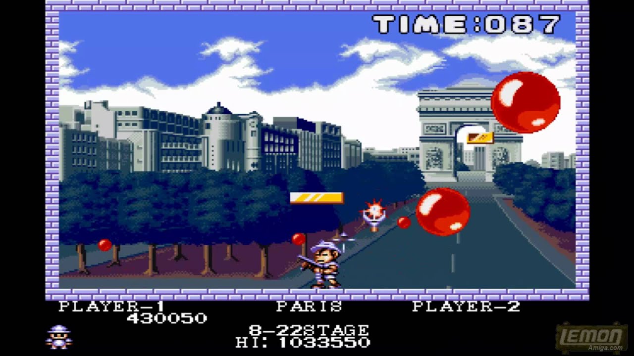 Pang (Amiga) - A Half-Way Play Guide & Review - by LemonAmiga.com