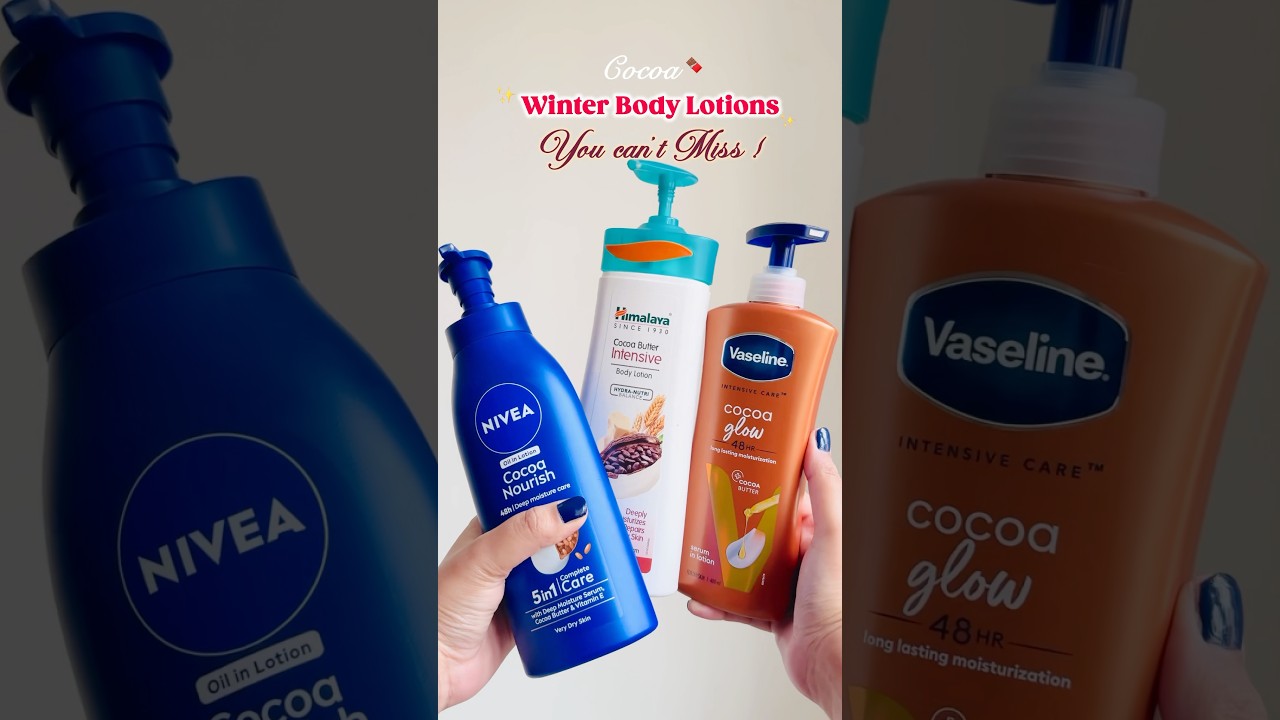 Winter Cocoa Body Lotions you can&rsquo;t miss ❤️🫶🏻✨ #bodylotion  #bodycare #bodycareroutine  #shorts
