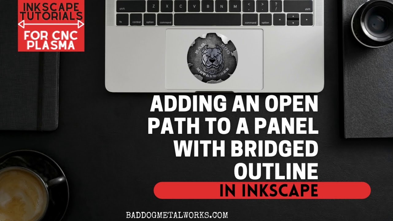 Inkscape Tutorial: Adding an Open Path Design to a Panel with Bridged Outline