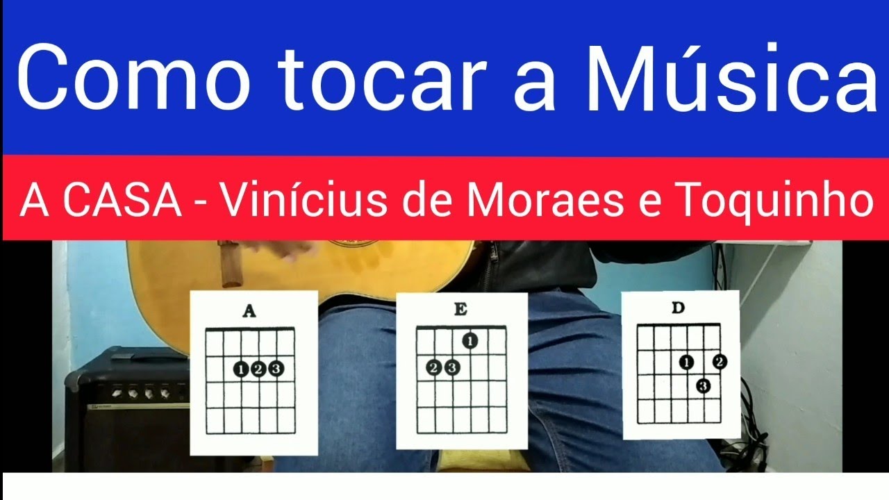 A CASA - Toquinho e Vinícius de Moraes. ( Dedilhado fácil ).
