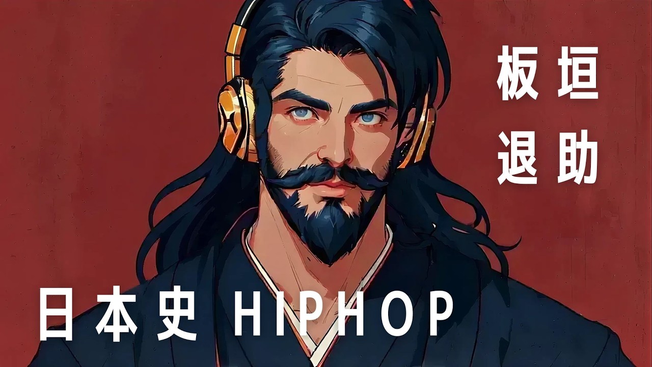 【日本史HIPHOP】板垣退助 国会を作った男のストーリー 刺されても死なない男 Japanese-Hiphop Jazz Rap