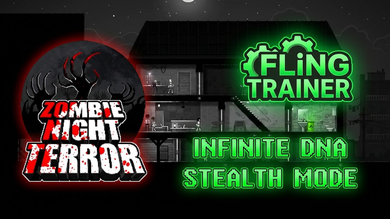 Zombie Night Terror FLiNG utility for obtaining infinite DNA, infinite infection, and stealth mode