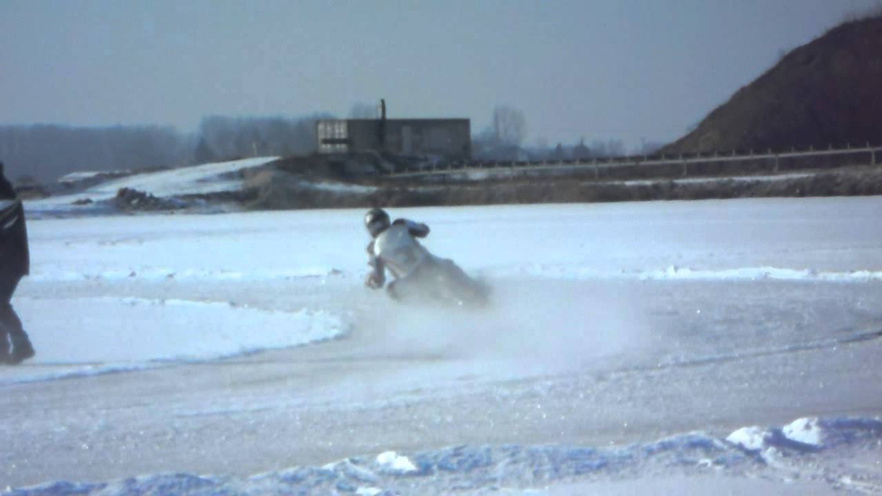 Hans Weber Eisspeedway Training