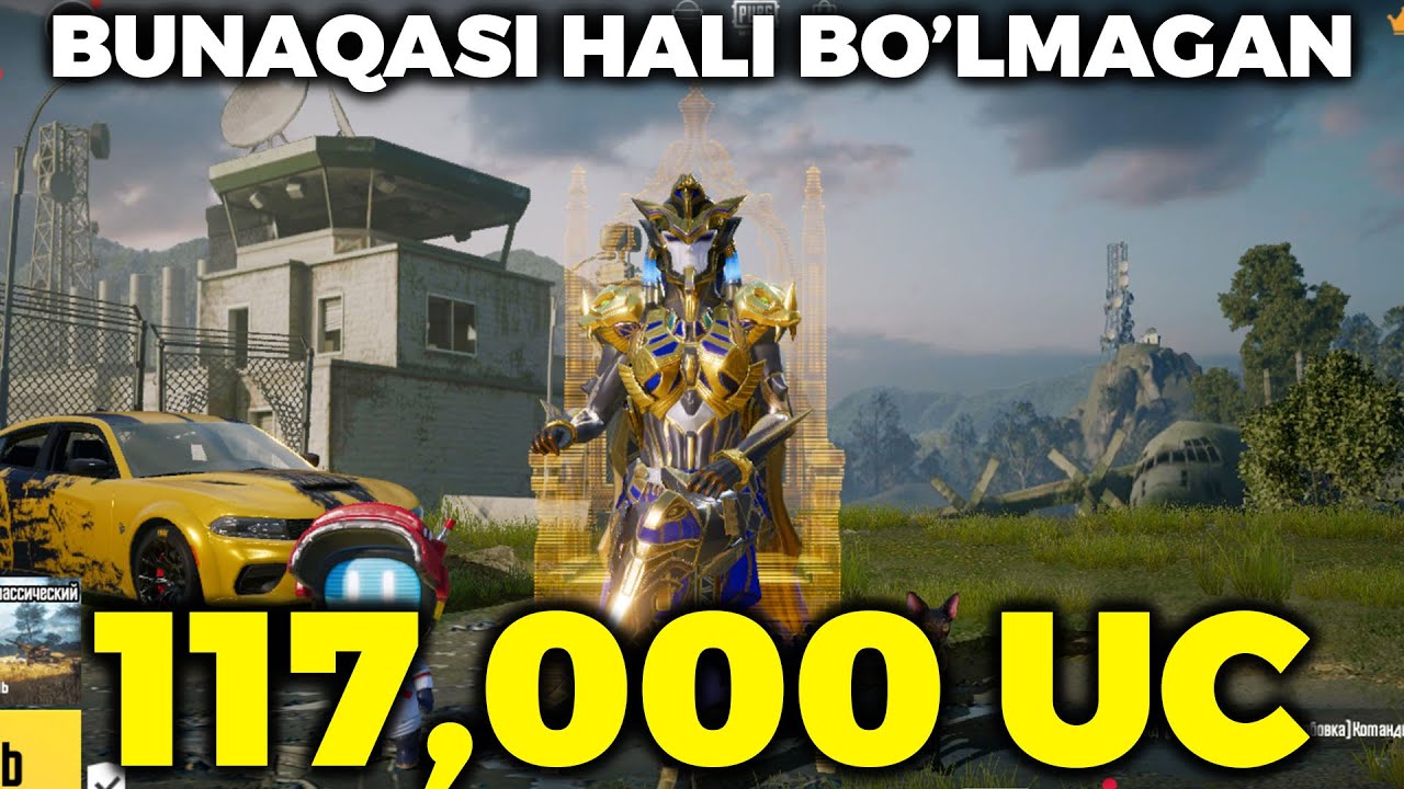 117,000 UCGA YANGI KELGAN HAMMA NARSANI OLAMIZ😍 PUBG MOBILE