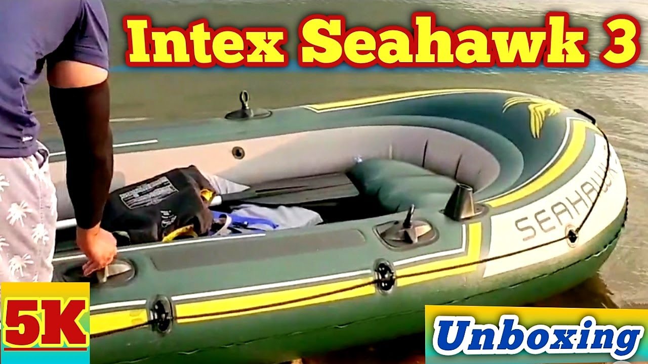 Intex Seahawk 3 Inflatable Boat UNBOXING || কিভাবে আমরা আমাদের নৌকা SET UP করি ?? ||