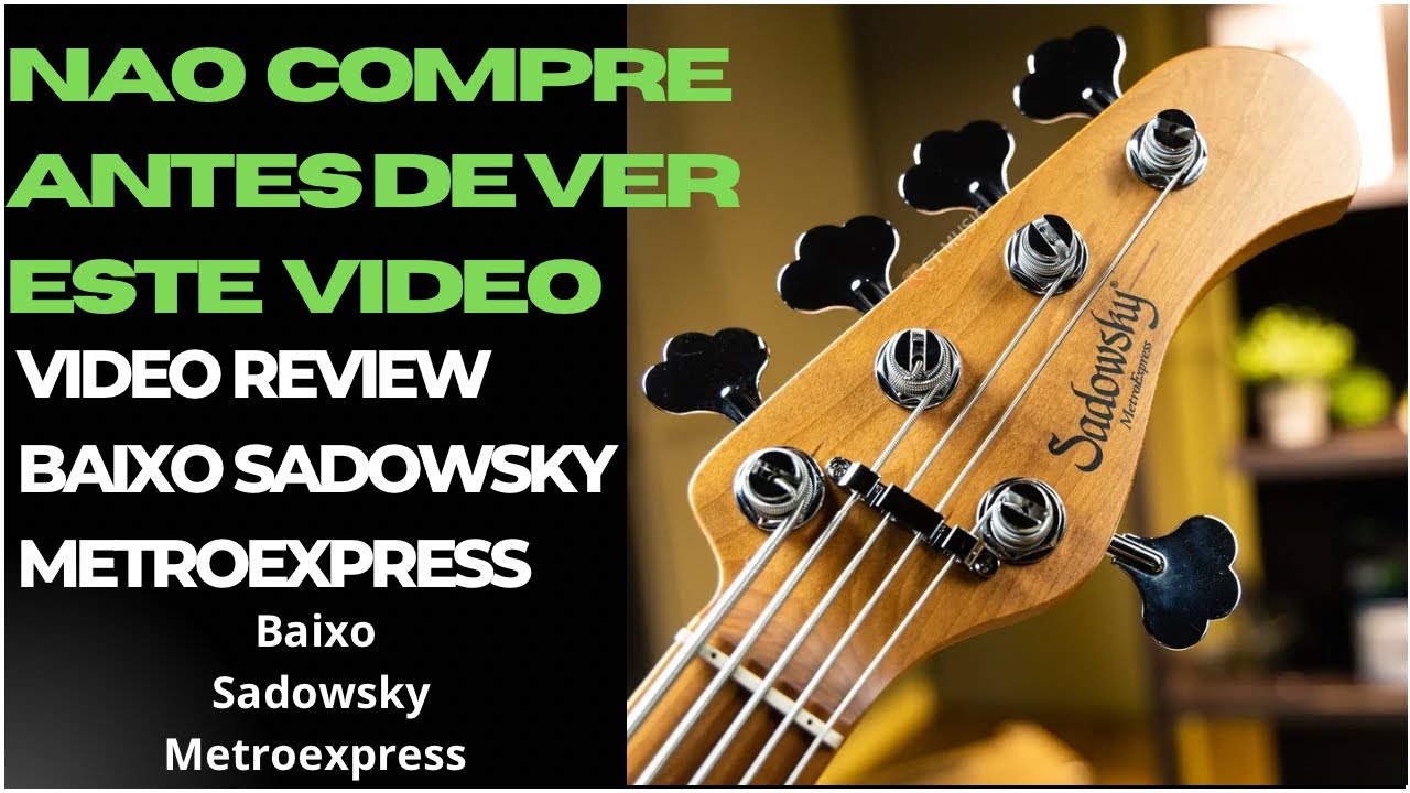 Não compre Antes de assiste Vídeo Review Baixo Sadowsky Metroexpress ​⁠​@SadowskyInstrumentsOfficial