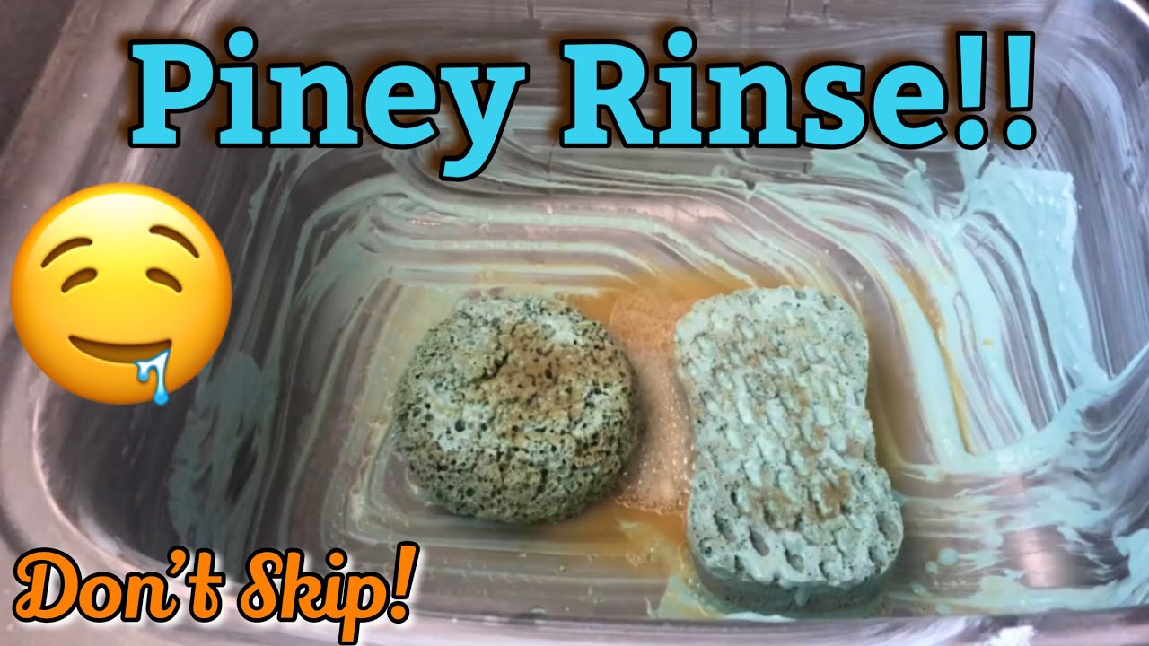 Asmr Paste Rinsing with XTRA-PINE 🧡 THE BEST RINSE! It Gets So Creamy ! 🤤🔥🔥🔥