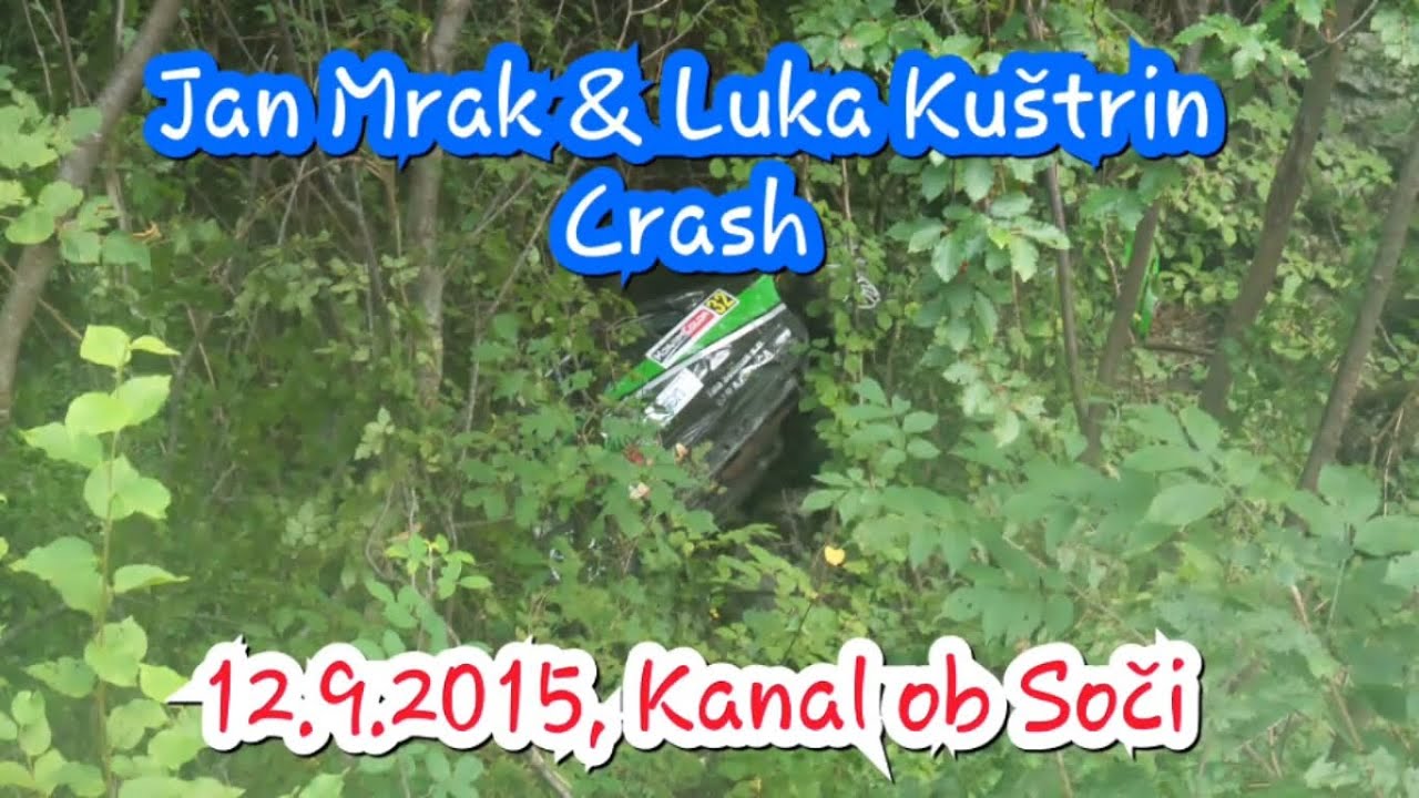 J.Mrak & L.Ku&scaron;trin crash on 4.Rally Nova Gorica // 2015 Slovenian Rally Championship