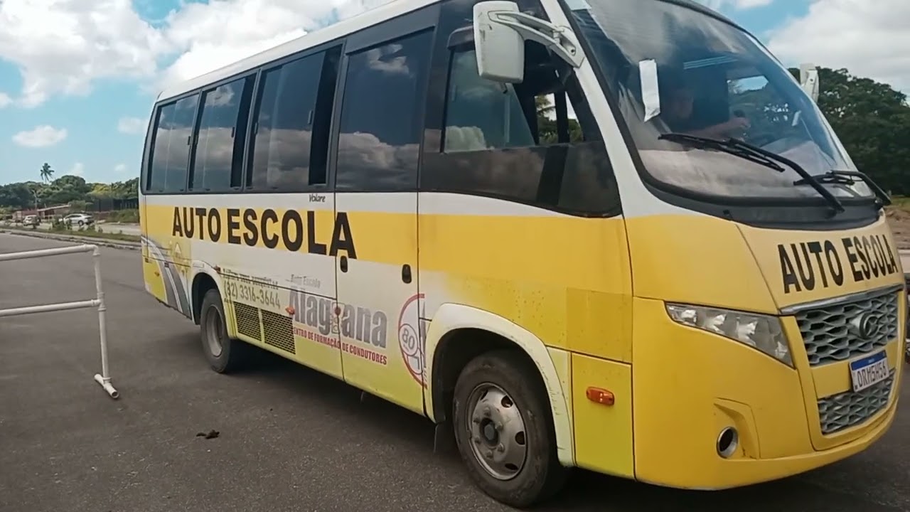 Visão do Aluno de Dentro do Onibus, Atualizada . Aluno Bruno Roberto.