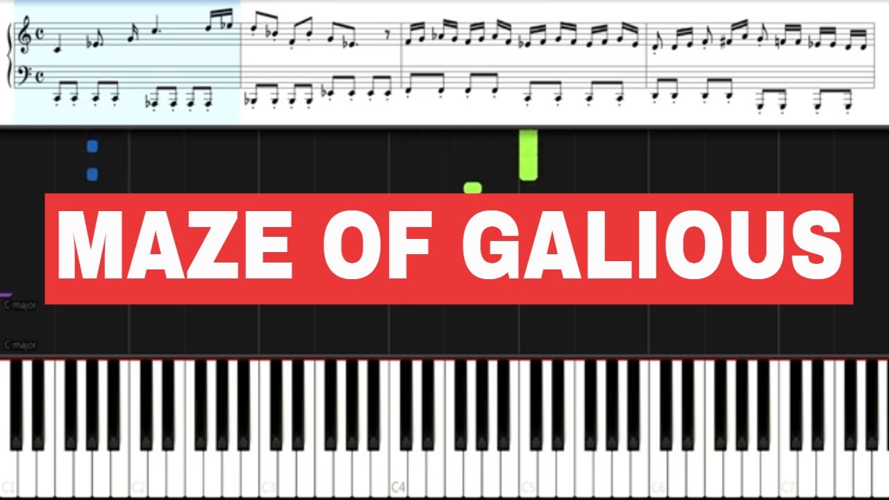 The Maze of Galious Music WORLD theme played on crisp Roland Stage PIANO