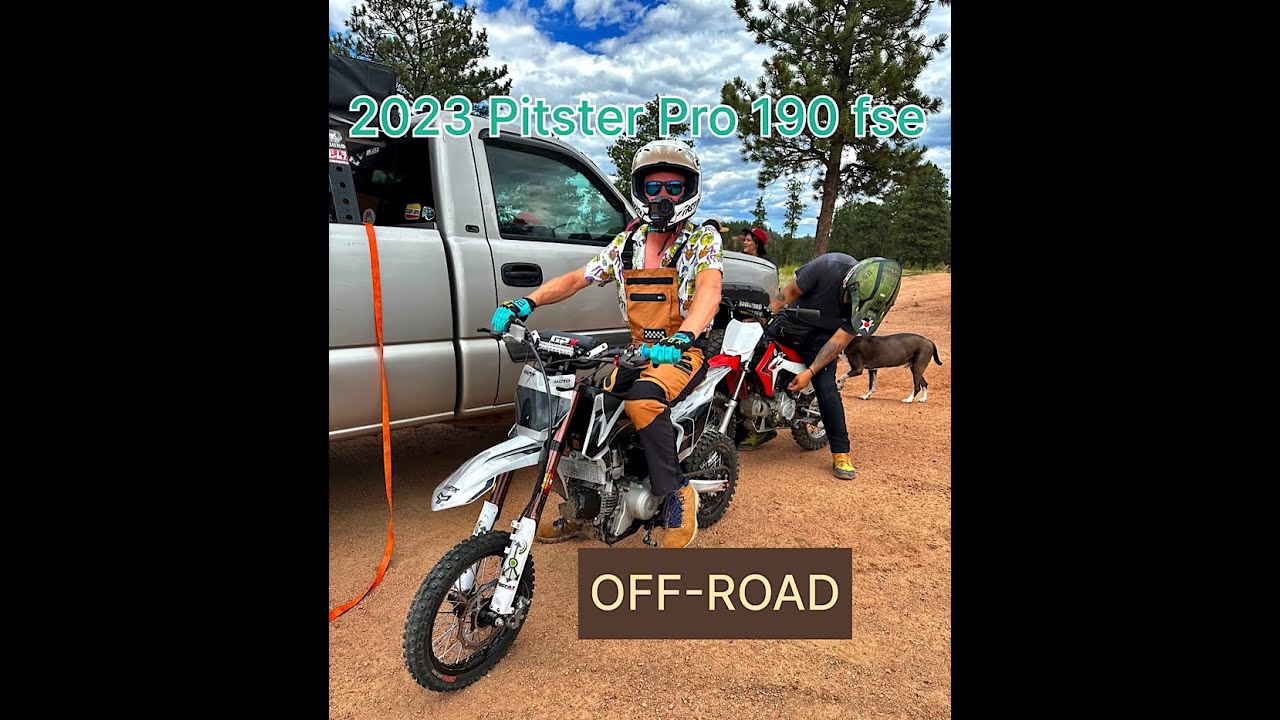 Riding my 2023 Pitster Pro 190fse Off-Road in the Mountains
