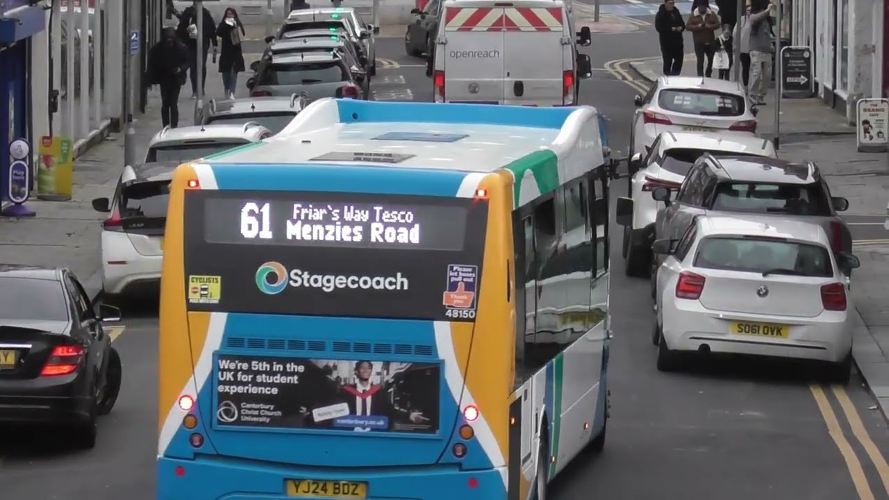 Buses in Dover Town (Kent) 12th Dec 2025