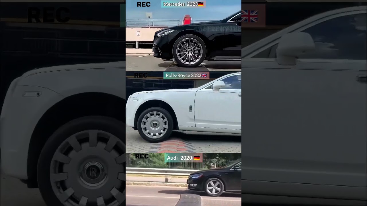 Mercedes 2023, Rolls-Royce 2022, Audi 2020 &ndash; Suspension Comfort Challenge #shorts
