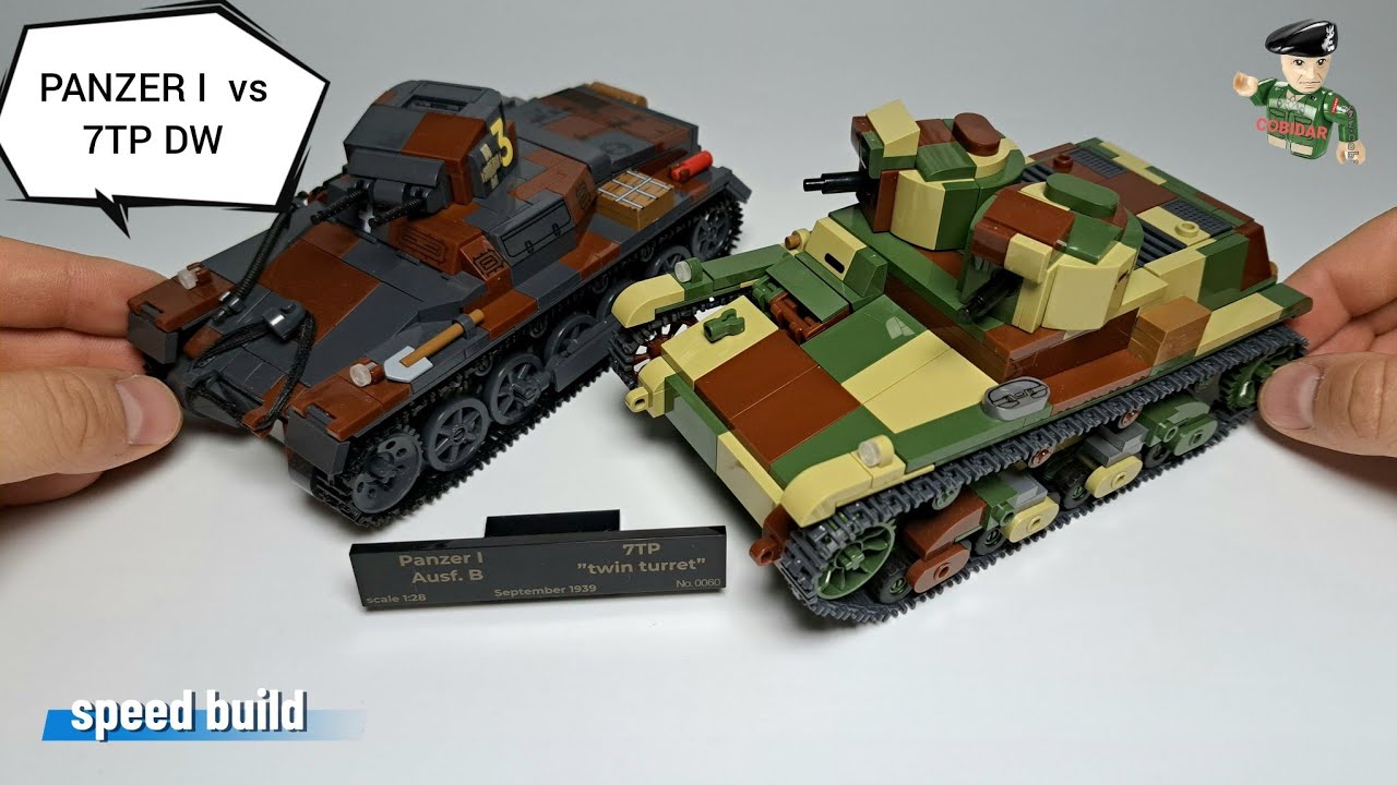PANZER I vs 7TP DW - LIMITED EDITION- COBI 2659 #cobi #bricks 