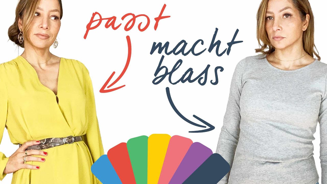 Welcher Farbtyp bin ich? So findet man heraus, welche Farben einem WIRKLICH stehen | NEUER Test!