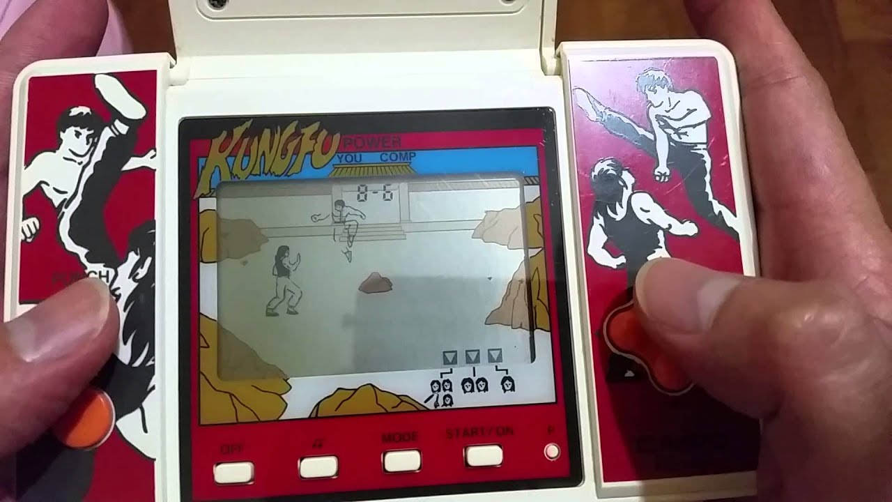 Vintage Casio Kungfu handheld game