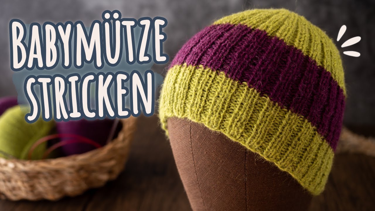 Einfachste Mütze der Welt für Babys & Kleinkinder stricken!