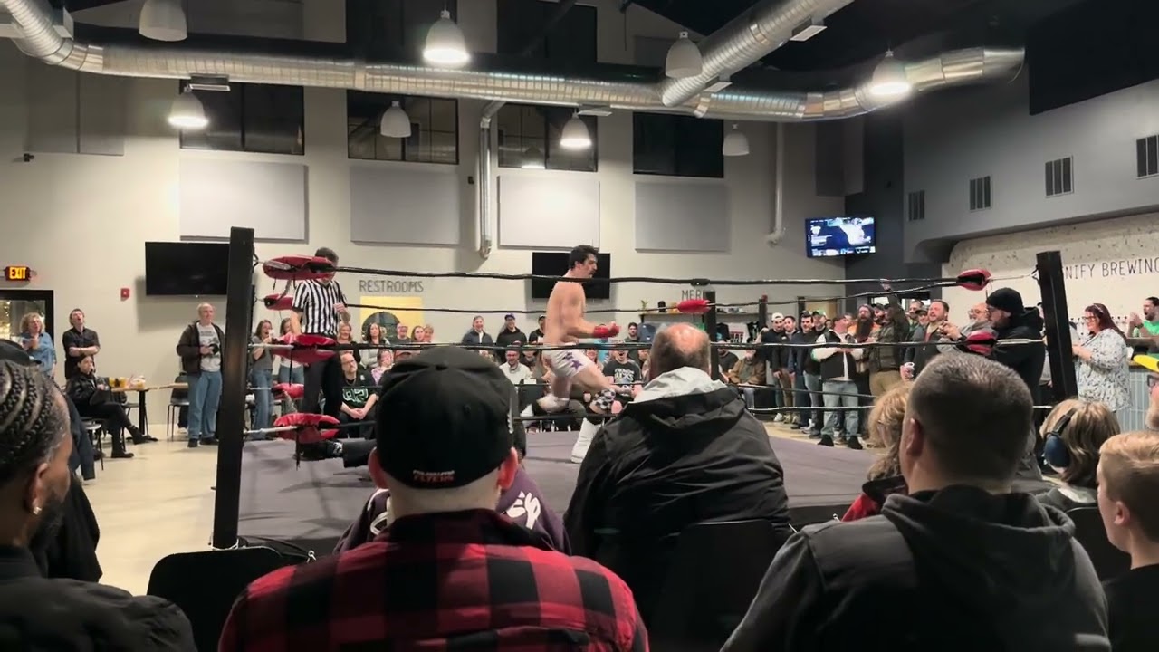 Country Boy Ted vs Vincenzo Giordano Outlaw Pro Wrestling at Magnify Brewing 1/10/26