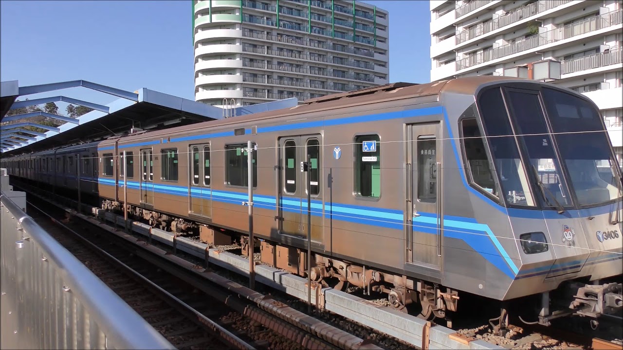 横浜市交3000R形・VVVF更新(?)試運転【4K】