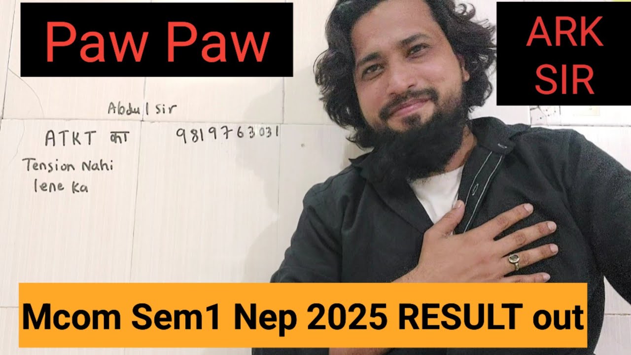 2025 Mcom sem1 nep  Results |Mumbai University  Mcom result  |Tybaf tybms tybbi Revaluation ARK SIR