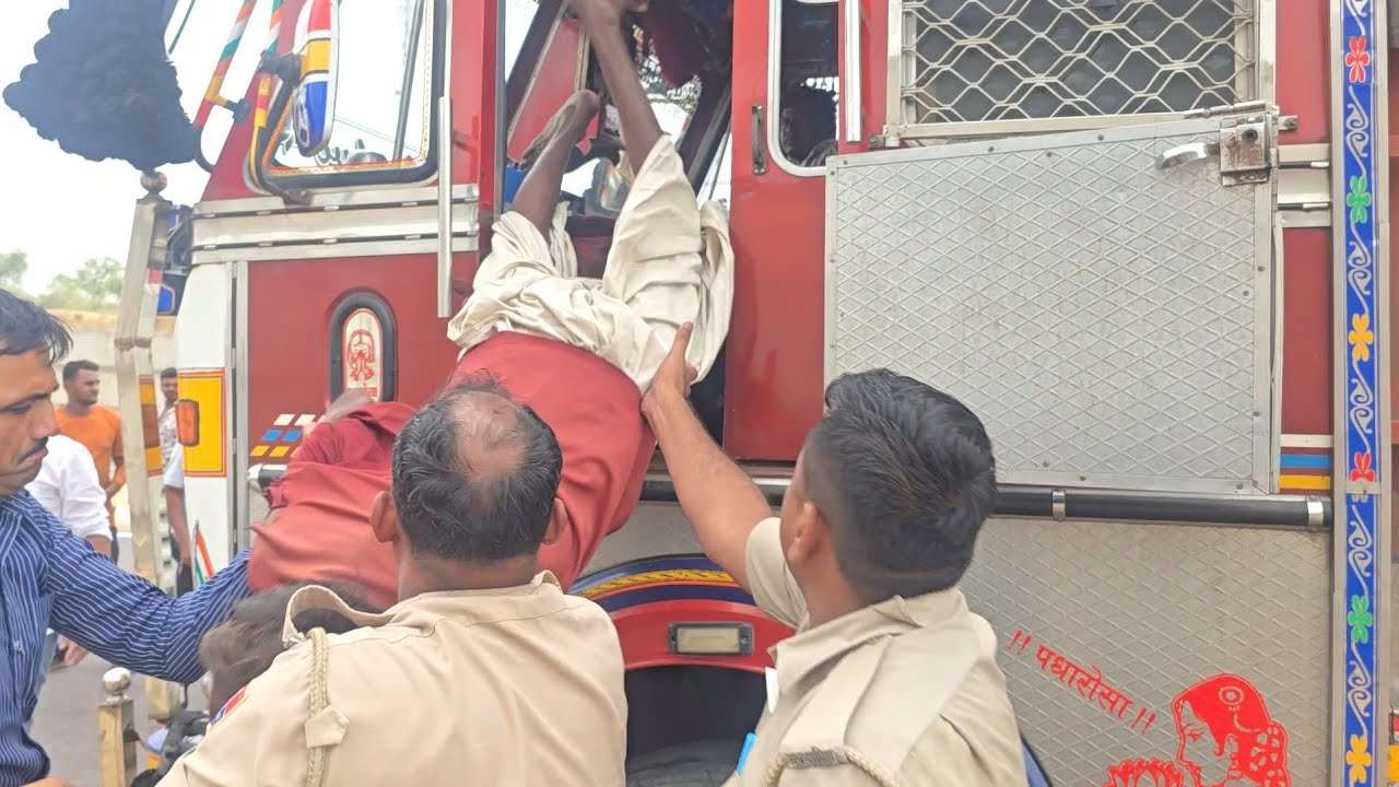 शराब पीकर ट्रक चालक ने मचाया उत्पात, पुलिस ने ट्रक चालक समेत 3 को पकड़ा ..!!