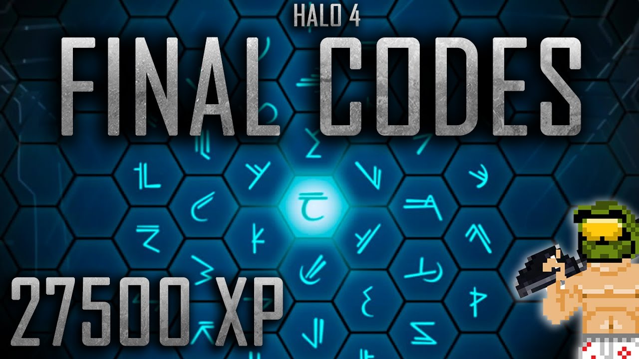 Final Halo 4 Codes - 27500 XP!