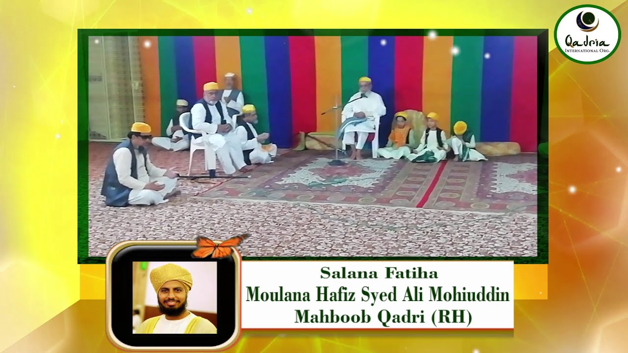Salana Fatiha Moulana Hafiz Syed Ali Mohiuddin Mahboob Qadri (RH) 2021 at Riyaz E Madina Misri Gunj