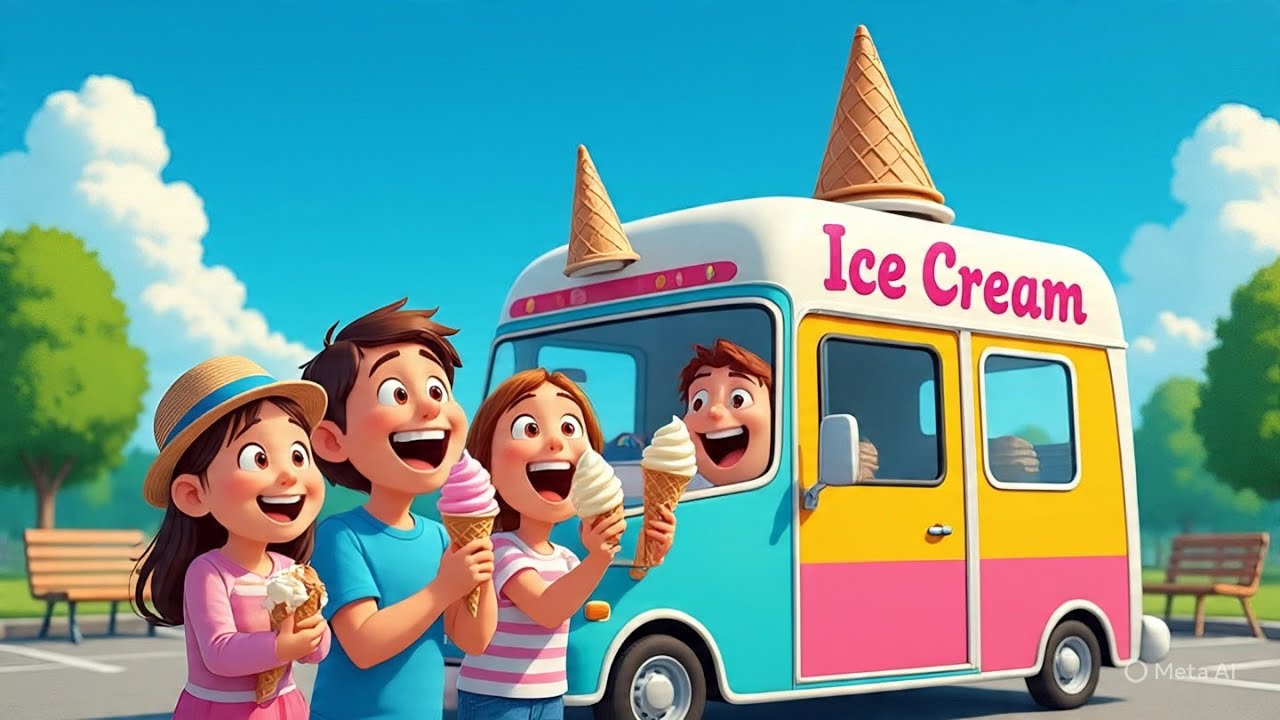 Yummy Ice Cream Song | Chocolate, Strawberry| Fun Learning for Kids