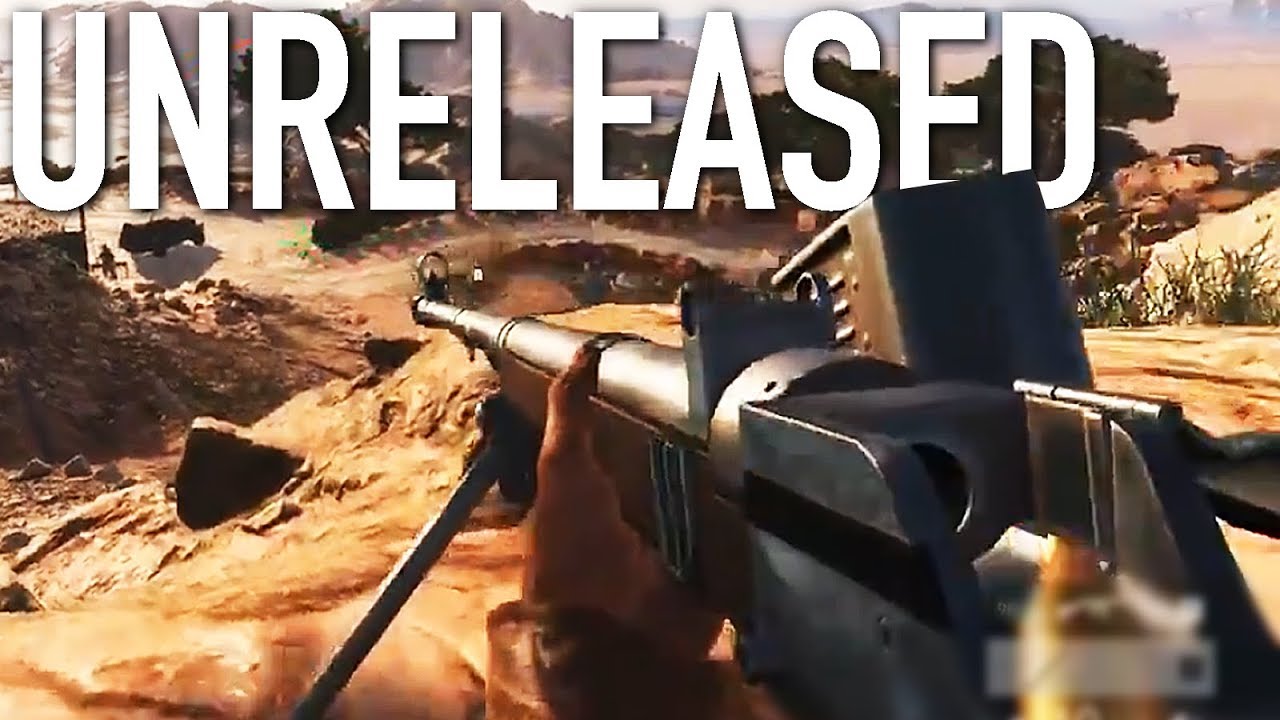 Battlefield 5 - Unreleased Weapons Gameplay (Flamethrower Pistol, M2 Carbine, Welrod)