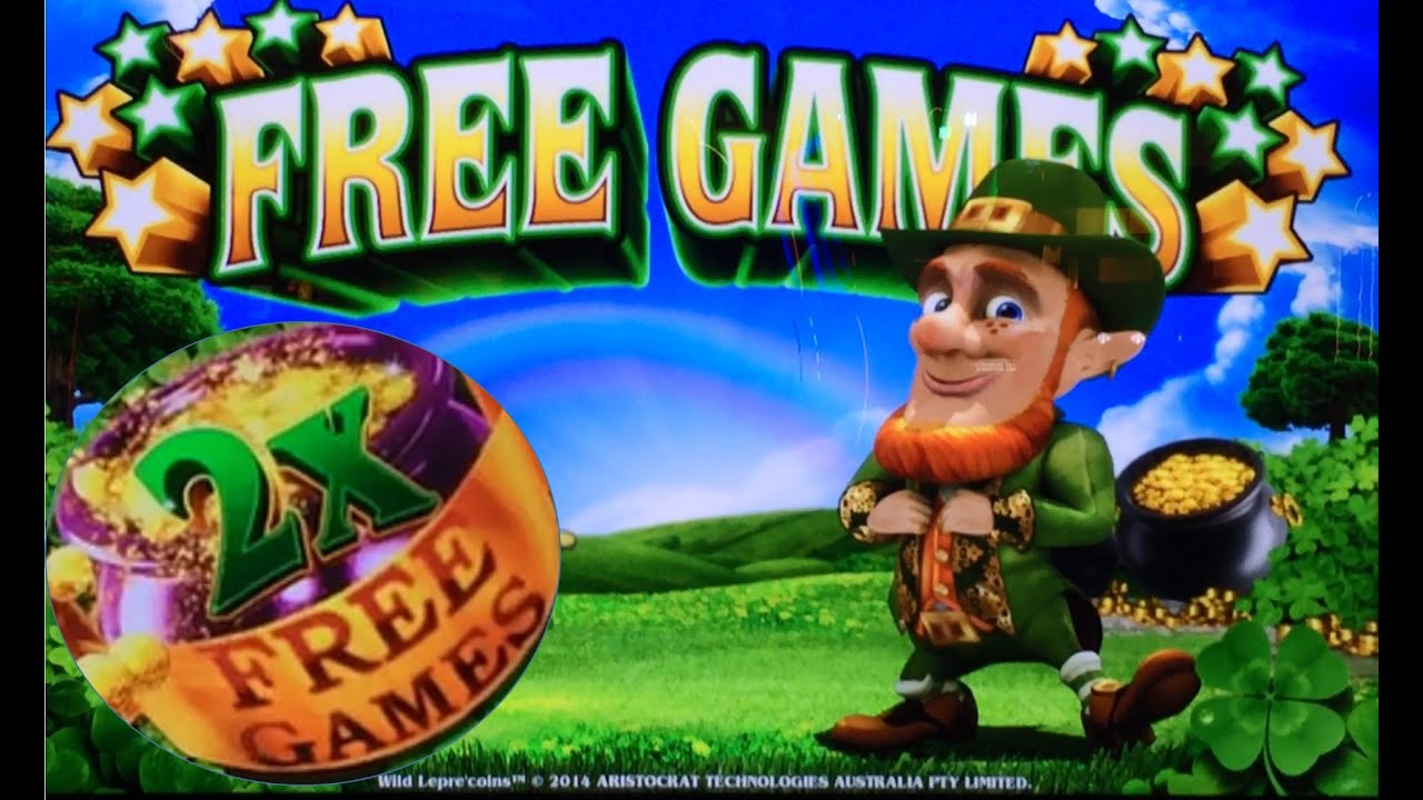 Wild Lepre'coins Slot Machine - Bonuses with lots of leprechaun action!