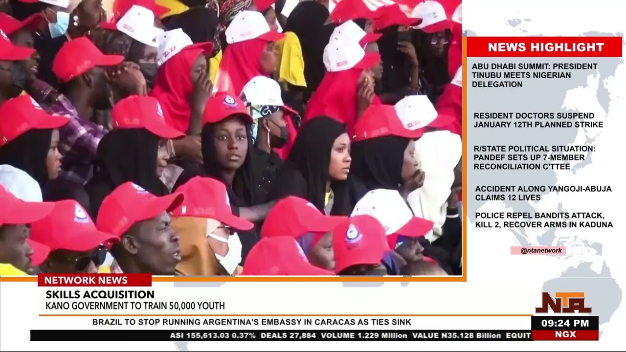 Kano State to Empower 50,000 Youths as Gov. Abba Kabir Yusuf Graduates 2,260 Trainees