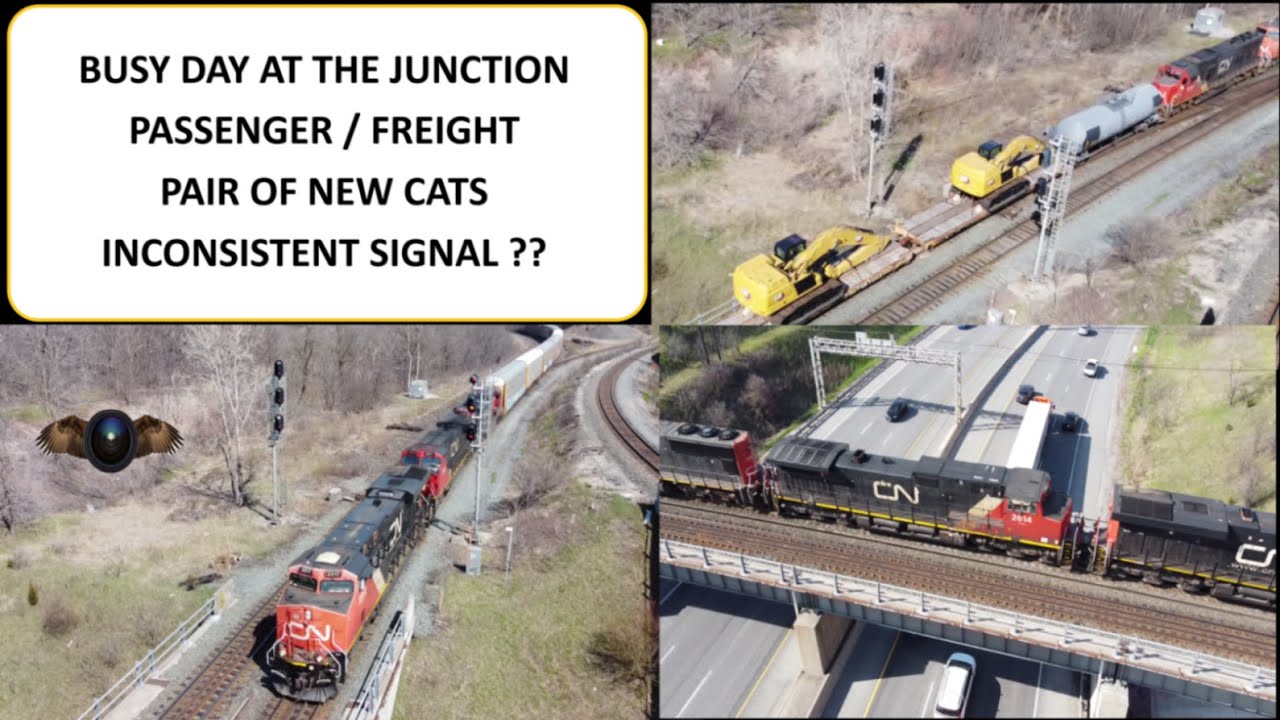 BUSY DAY AT DUNDAS SUB-BAYVIEW JNC-FULL THROTTLE STARTING THE ASCENT