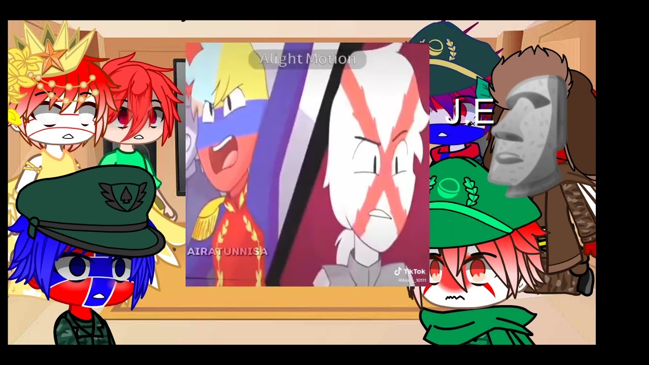 past countryhumans react to future Indonesia//countryhumans Indonesia//