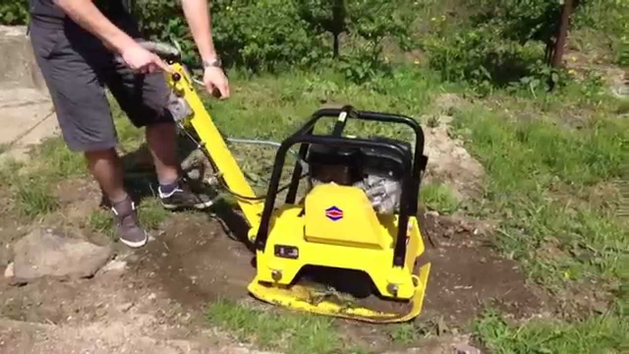 Obousměrná vibrační deska TEKPAC  MS125, Reversible plate compactor TEKPAC MS125