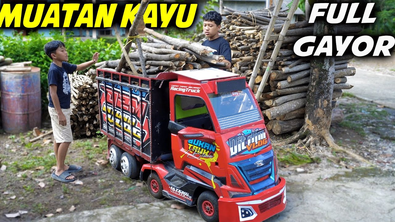 DITDIM MUATAN KAYU!! PAKAI TRUK DIMAS TAMPILAN BARU BUMPER JB5
