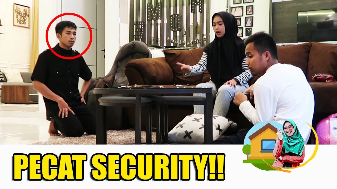 PRANK SECURITY RUMAH RICIS SAMPAI DIPECAT!!.....