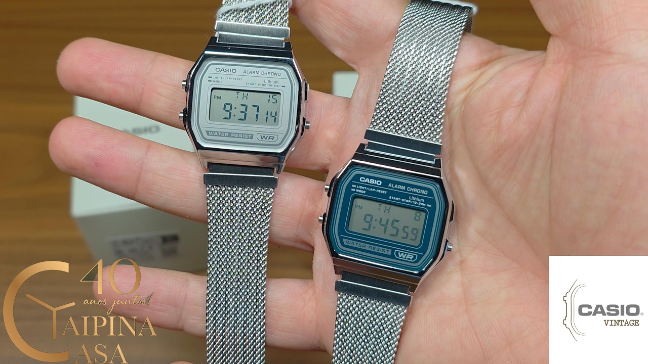 CASIO A158WEM-7EF vs A158WEM-3EF
