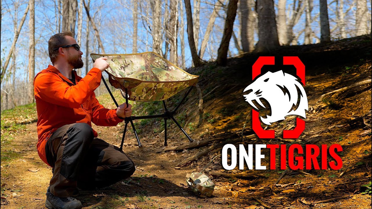 The Camp Chair That I Use - OneTigris Folding Camo Chair