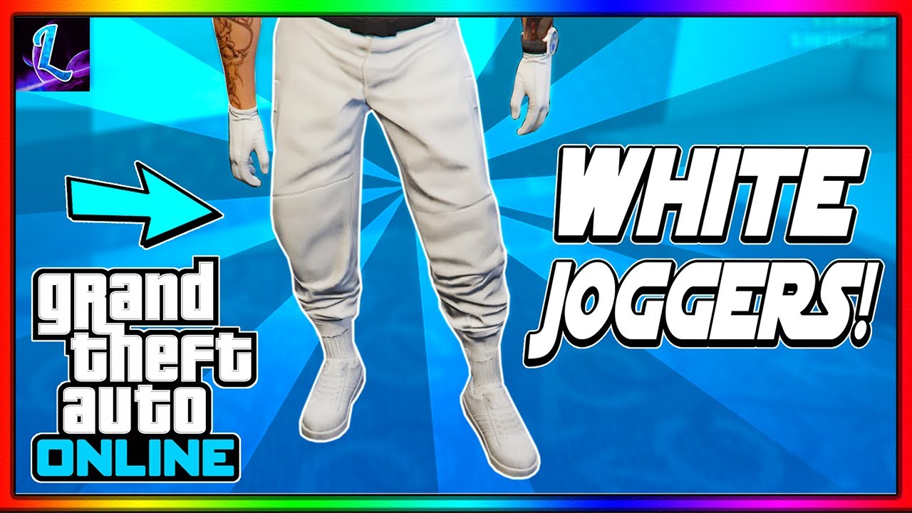 How To Get WHITE JOGGERS In GTA 5 Online!