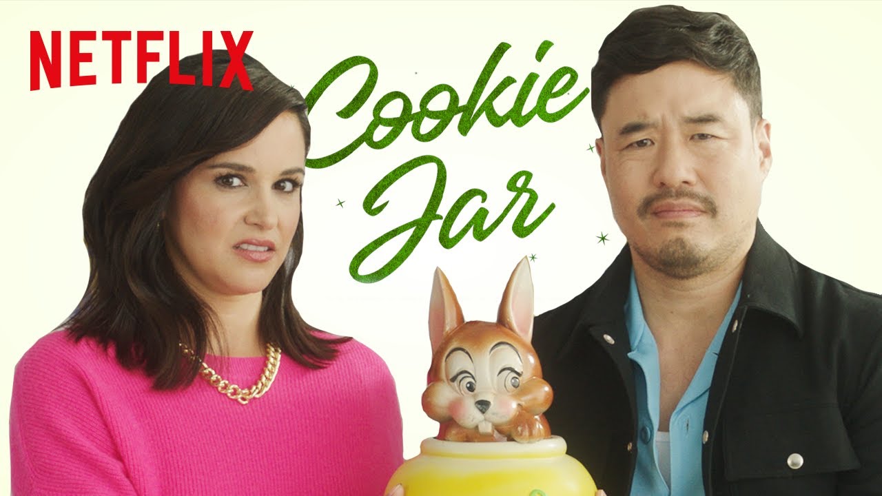 Randall Park and Melissa Fumero Answer to a Nosy Cookie Jar | Blockbuster | Netflix