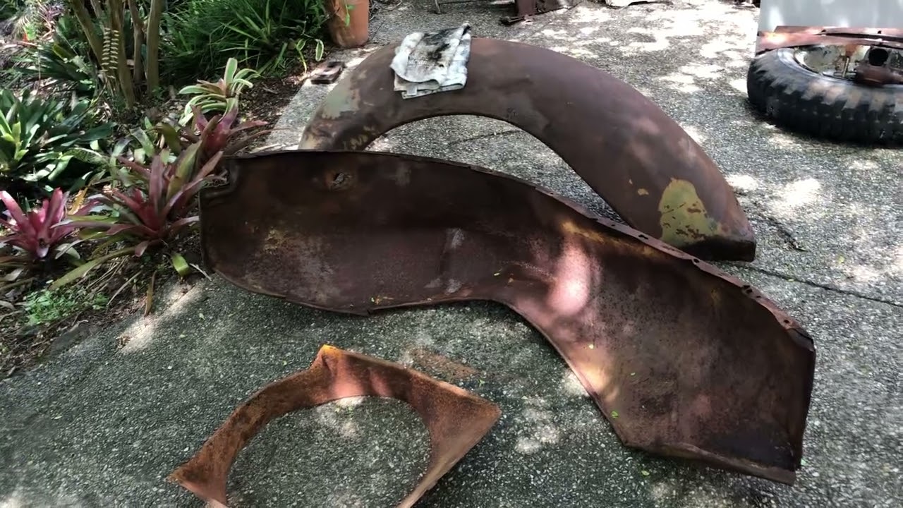 The remnants of a 1940 01T Ford Marmon Herrington