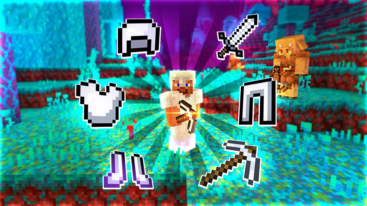 I Got FULL Iron Armor In THE NETHER!