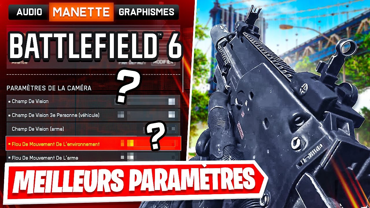 LES VRAIS MEILLEURS PARAMÈTRES pour BATTLEFIELD 6 !! (touches, graphismes ... - PLAYSTATION 5 & PC)
